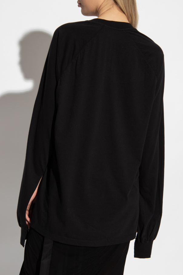 トップス RICK OWENS DRKSHDW Long Sleeve T-shirt Rick Owens DRKSHDW Jumbo Long Sleeve T-Shirt in Black | SVD USA